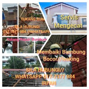 TMN PELANGI 017 7377 984 KONTRAKTOR RENOVATION BAIKIBUMBUNGBOCOR PLUMBER DAN CAT IRFAN