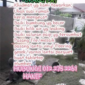012,275 2261 TMN KERAMAT TUKANG RUMAH,TUKANG PAIP,PLUMBER