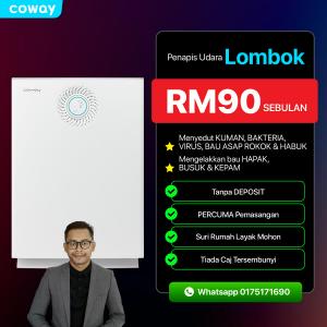 Penapis Air Coway RM59 Sebulan !