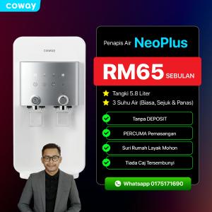 Penapis Air Coway RM59 Sebulan!