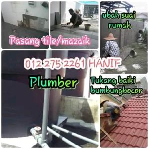 Tukang Paip, Plumber, Baiki Bumbung Shah Alam area