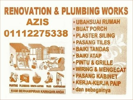Plumbing Dan Renovation Azis Wangsa Maju