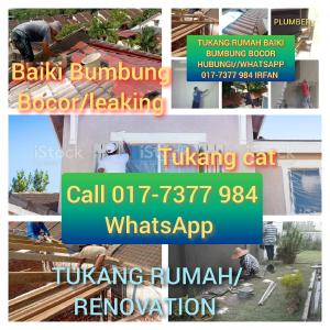 Kontraktor renovation, bumbung bocor plumber Larkin area
