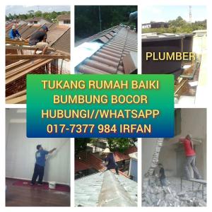Kempas Lama Tukang Rumah Baiki Bumbung Plumber Irfan