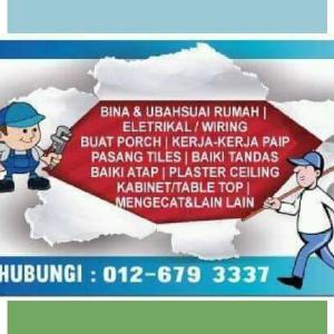 Tukang Rumah Mohd.Amir Bandar Baru Bangi Selangor