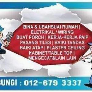 Tukang Rumah Mohd.amir Renovation & Plumbing Bandar Baru Bangi Selangor