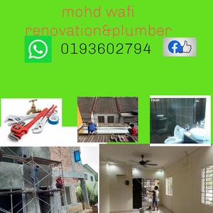 Desa Sebarau Hulu Yam Plumber/Tukang Paip Bumbung Bocor dan Wiring  Mohd Wafi