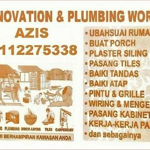 Plumbing dan Renovation  Azis Setiawangsa