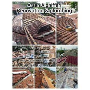 Tukang baiki atap/bumbung bocor kawasan permas jaya