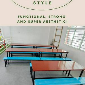 Pembekal Meja Kantin Fibreglass