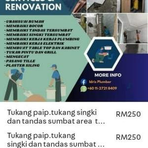 Tukang Paip Area Taman Sentul