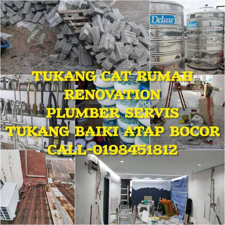 Tukang Cat Rumah Tukang Baiki Atap Bocor Ampang