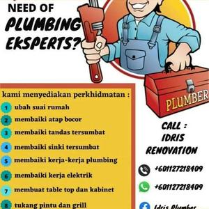 Tukang paip dan renovation area bandar saujana putra