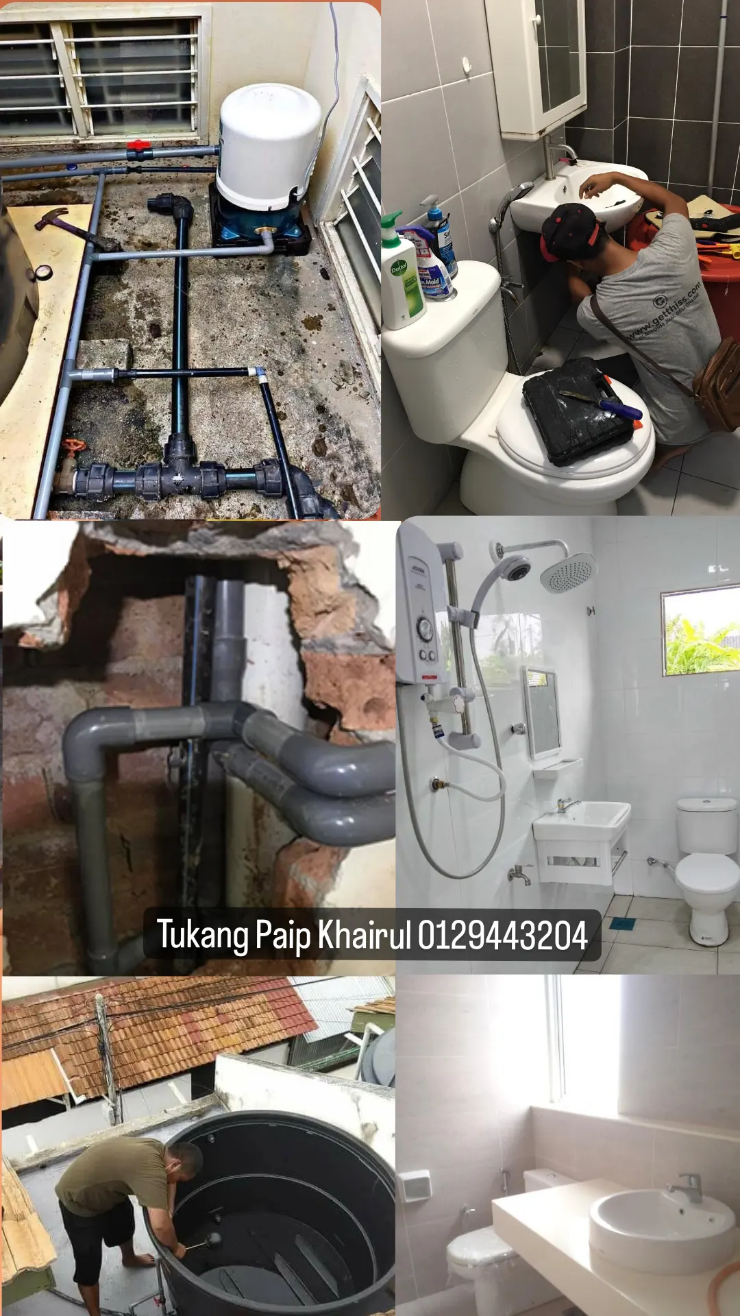 Tukang Paip Taman Matahari Height. Khairul