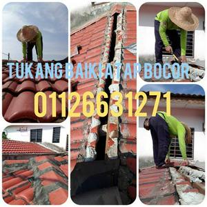 Repair atap bocor  area setia tropika jb
