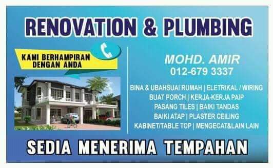 Tukang Rumah Mohd.amir  Bandar Baru Bangi Selangor