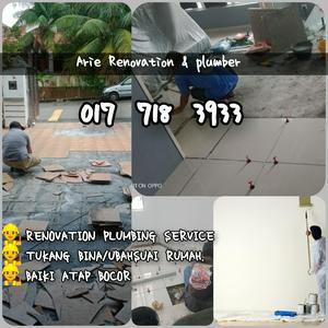 Tukang Repair Bumbung, Plumber Service Kawasan Tampoi Johor Bahru  Arief Renovation (Home Service) In Johor Bahru