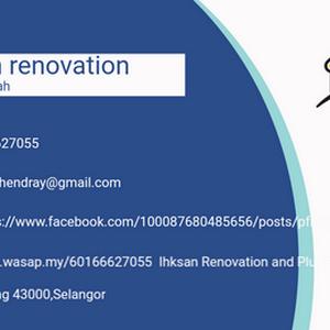 Kontraktor Rumah & Renovation Plumbing Kajang  Ikhsan