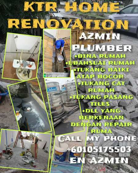 Azmin  Tukang Cat Rumah Renovation Tukang Baiki Bumbung Bocor Bandar Utama