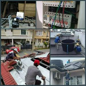 SALMAN tukang paip wiring tukang rumah baiki bumbung bocor, cat taman suria jaya Cheras