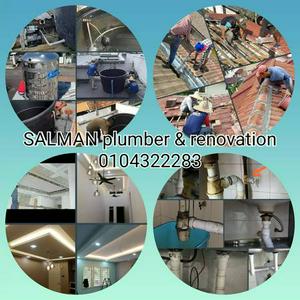 SALMAN tukang paip wiring tukang rumah baiki bumbung bocor cat taman sea petaling Jaya