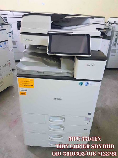 Ricoh MPC 3504EX Colour Copier, Printer & Scanner 