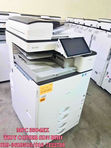 Ricoh MPC 3504EX Colour Copier, Printer & Scanner 