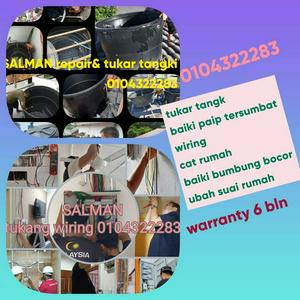 SALMAN tukang rumah plumber wiring cat ceiling Ampang jaya