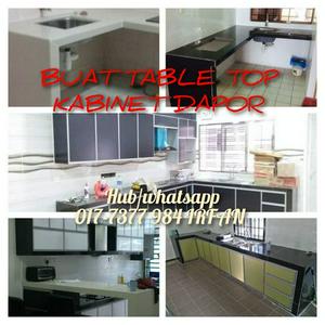 Tukang Buat Tabletop & Almari Kabinet Kulai Irfan