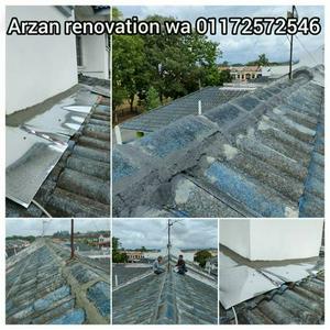 Arzan renovation tukang baiki atap bocor wa kawasan area skudai Petaling jaya Johor Bahru sekitar
