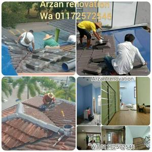 Arzan renovation tukang baiki atap bocor kawasan taman taman pulai mutiara