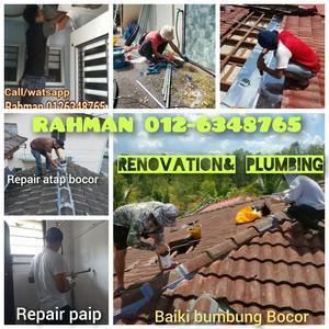 Rahman Tukang Repair atap bocor/ bumbung area Bukit indah Ampang