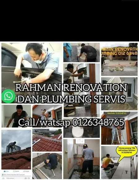 Rahman Tukang paip/Plumber, Atap bocor Taman sri ukay