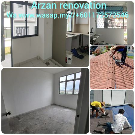 Tukang baiki atap bocor (arzan) kawasan perling,gelang patah