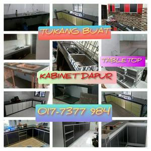 Tukang buat Tabletop almari kabinet bandar baru uda area