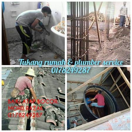 Tukang rumah & plumber service labu lanjut Mohd Razak
