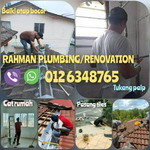 Rahman Tukang paip, plumber Taman Melor