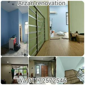 Tukang mengecat rumah arzan renovation kawasan taman ungku tun aminah skudai Johor bahru sekitar