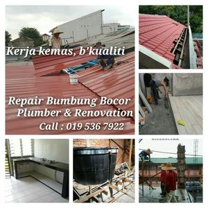 Plumber,,Atap Bocor and Renovation TAMAN MELAWATI