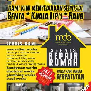 Servis baik pulih & pemasangan
