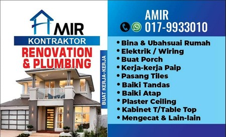 Tukang Paip Plumber Banting Selangor  Amir Kontraktor