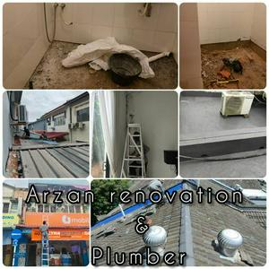 Arzan renovation tukang baiki atap/bumbung bocor area permas jaya sila call www.wasap.my//