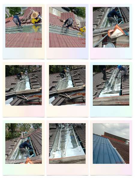 Repair atap bocor Titiwangsa