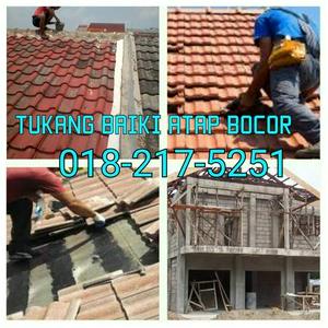 Taman molek Johor baiki atap bocor tukang paip