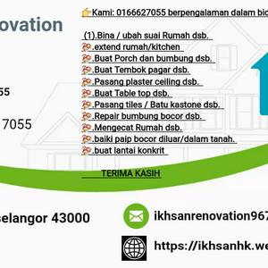 Tukang rumah dan bumbung bocor sepang ikhsan
