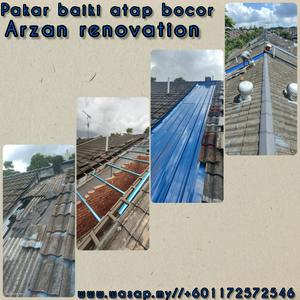tulang baiki atap/bumbung rumah area bukit indah nusa idaman gelang patah Johor bahru sekitar