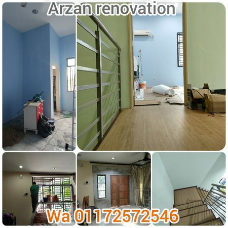 tukang mengecat rumah/pejabat & plumbing plumber kawasan Larkin wa  arzan (home service)