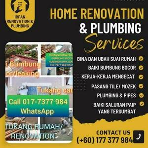 Tukang Paip & Cat Baiki Bumbung Bocor Tukang Rumah Taman Senai. Irfan
