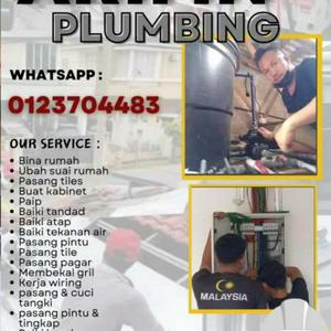 Makmur tukang paip wiring tukang rumah baiki bumbung cat.tailes, taman pinggiran sungai bandar baru Bangi