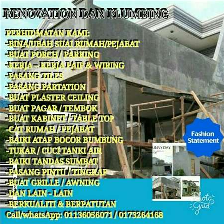 Tukang baiki bumbung & atap bocor kajang